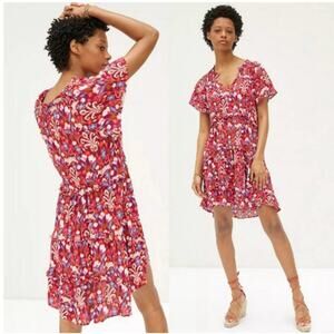 Anthropologie Robin Tiered Mini Dress Size Large